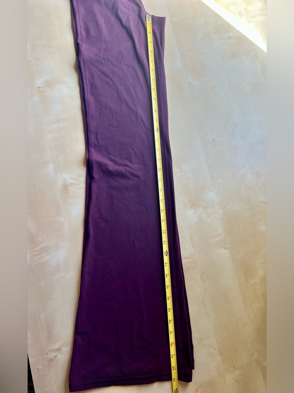 Athleta Purple Elation Flare Pants Size Small Tall - Picture 6 of 8